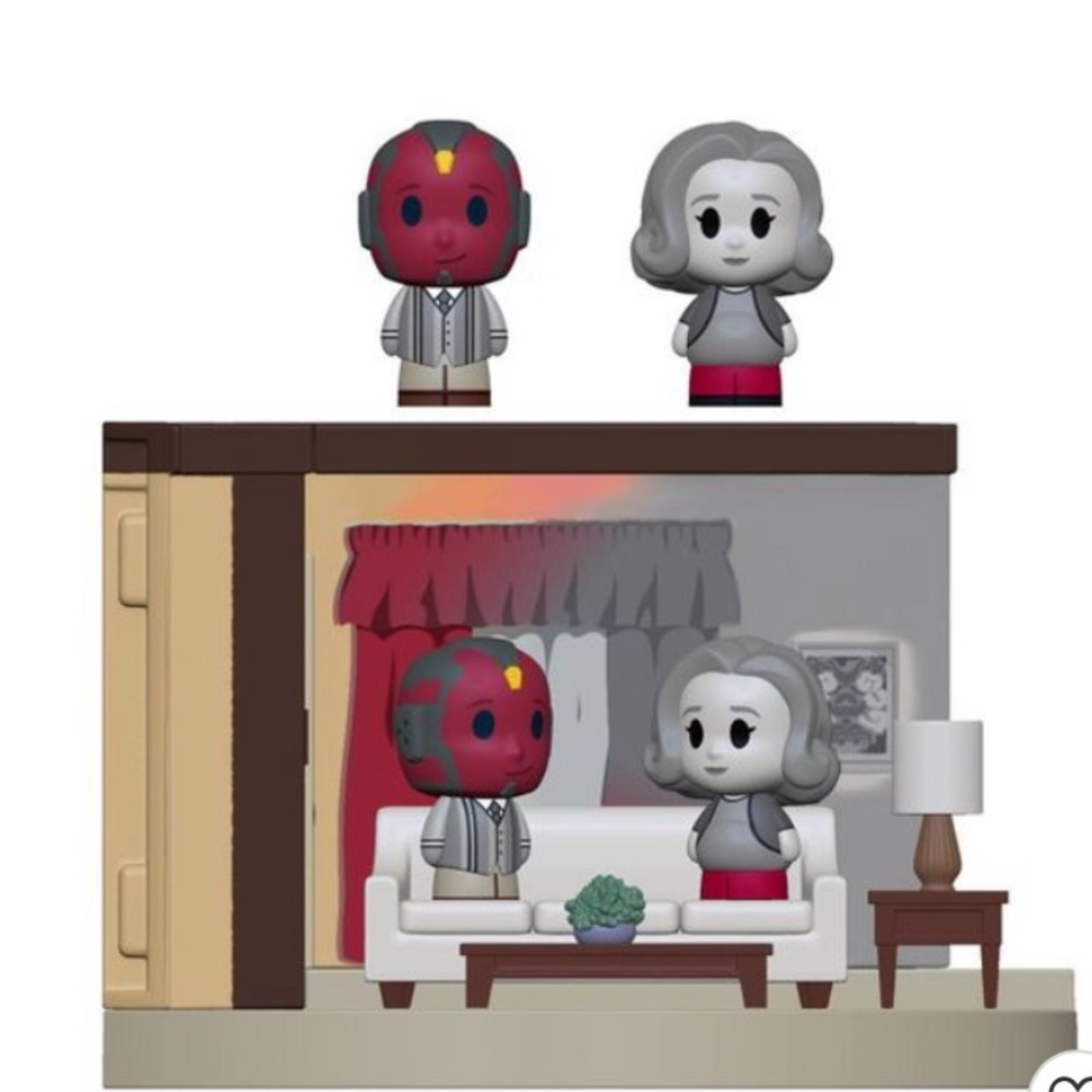 ❤️Funko POP! Mini Moments: WandaVision - Living Room 60's Scarlet Witch Avenger
